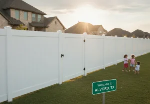 Vinyl Fencing in Alvord, TX